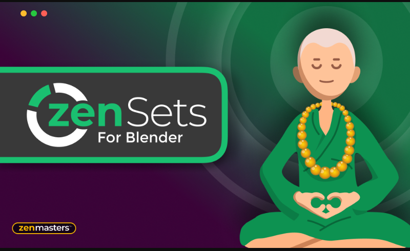 Blender插件 – 创建管理对象组插件 Zen Sets