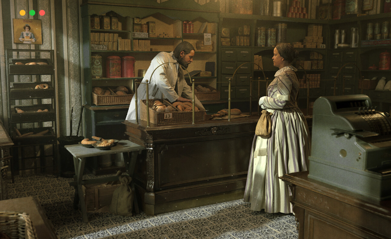 模型资产 – 中世纪面包店场景模型 Bakery Shop – 18-19th Century