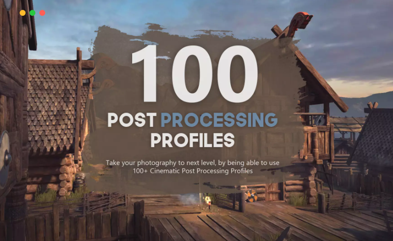 Unity – 100 多个电影后期LUT预设 100+ Cinematic Post Processing Profiles