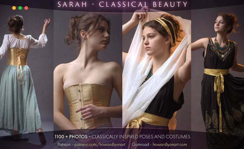 1100 张古典装饰女性参考照片 Classical Beauty