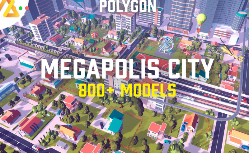 Unity – 大都市城市包 Megapolis City Pack