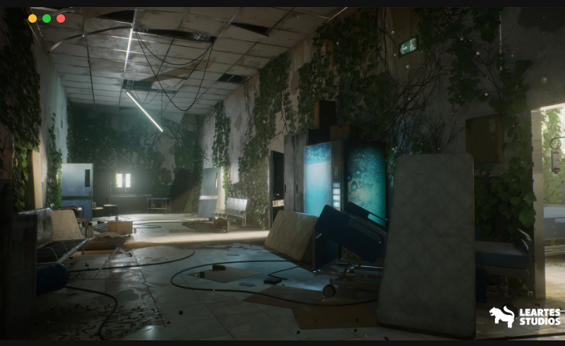【UE4/5】废弃医院环境 Abandoned / Post-Apocalyptic Hospital Environment
