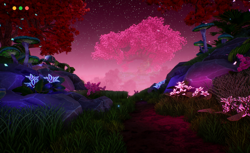 【UE4/5】魔法森林 Fantasy Forest – Magic Forest – Elven Forest – Stylized Forest