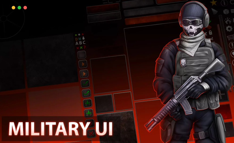 Unity – 游戏用户UI Military UI