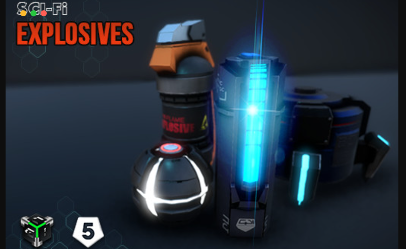 Unity – 科幻模型 Sci-fi Explosives