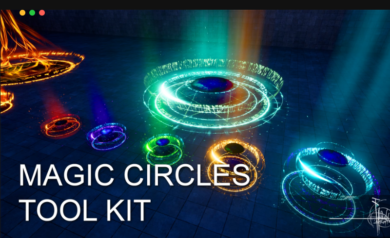 【UE4/5】魔法特效工具包 Baltic VFX : Magic Circles Toolkit
