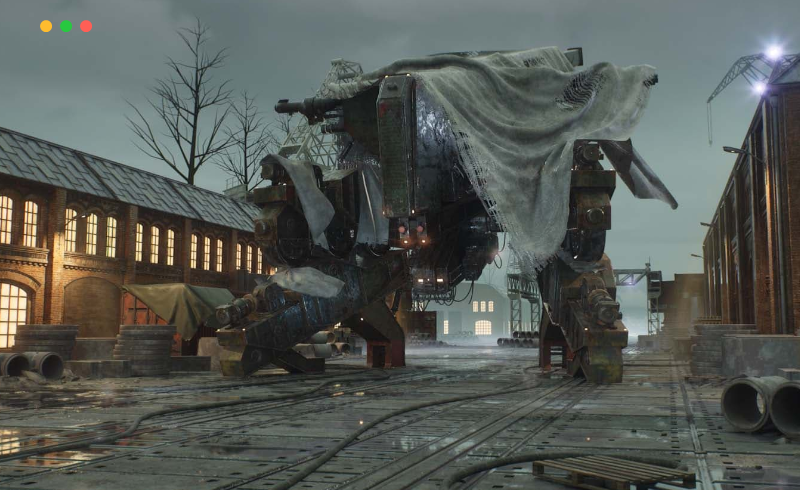 【UE5】老造船厂环境场景 Old Shipyard UE5