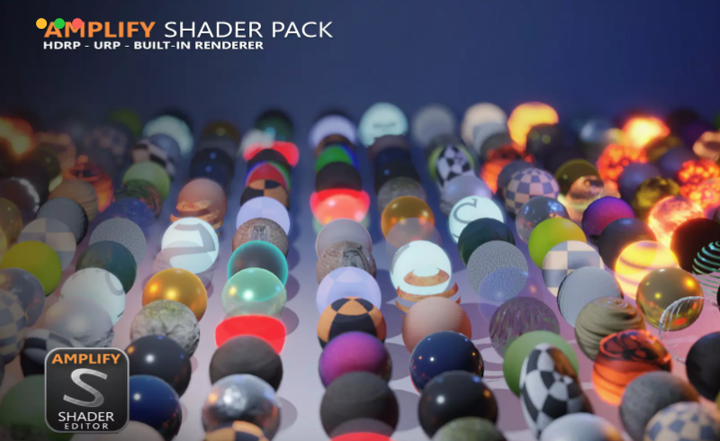 Unity – 180种材质资产包 Amplify Shader Pack