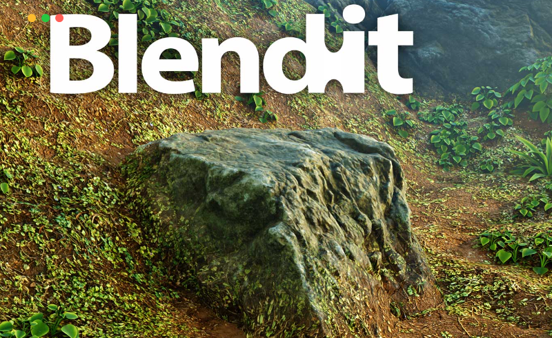 Blender插件 – 对象材质混合的全动态一键混合插件 Blendit