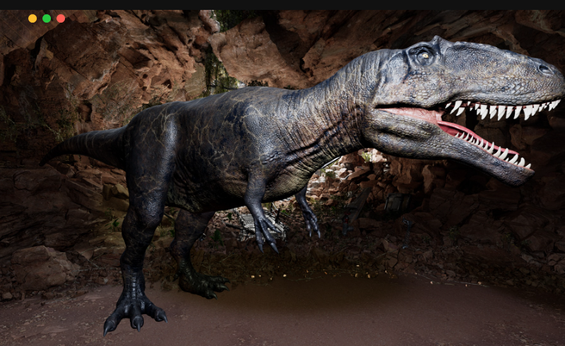 【UE5】巨兽恐龙 Giganotosaurus