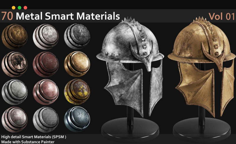 70 种金属智能材质 70 Metal Smart Materials_Vol1