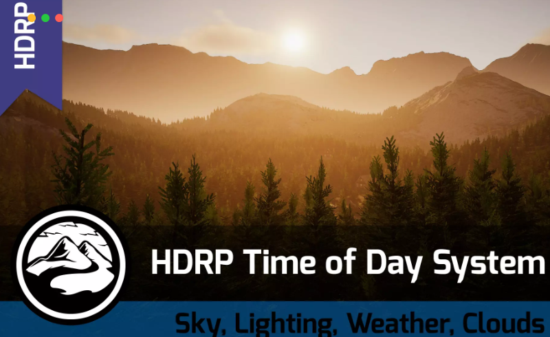 Unity插件 – 天气时间系统 HDRP Time Of Day – Lighting, Weather & Clouds