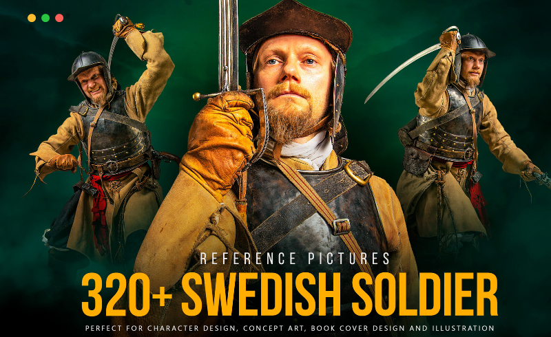 320 多张瑞典士兵参考图片 320+ Swedish Soldier Reference Pictures