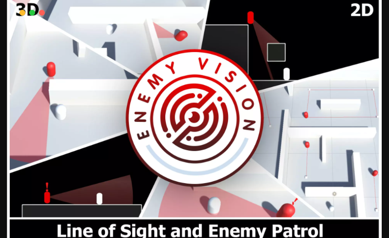 Unity插件 – 视野巡逻和视线插件 Enemy Vision – Patrol and Line of Sight