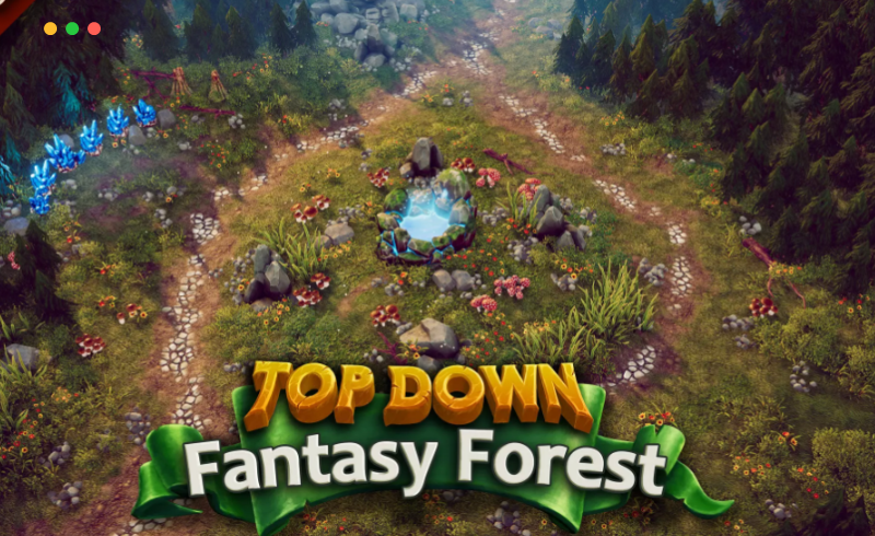 Unity – 奇幻森林 Top Down – Fantasy Forest (URP)