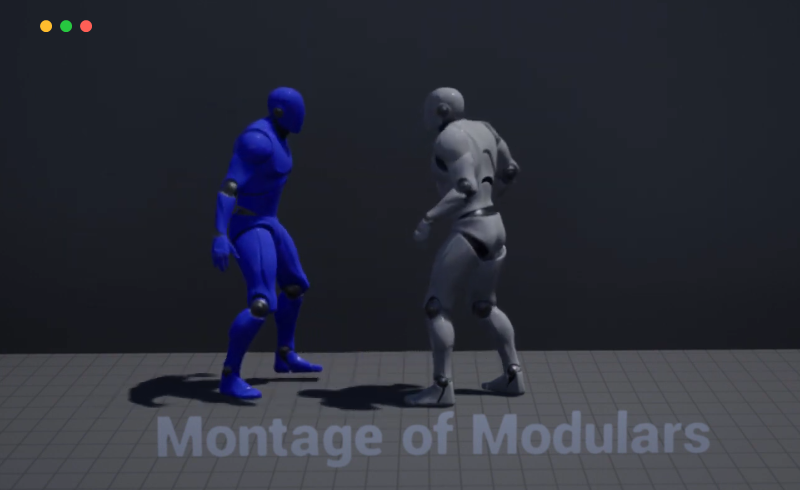 【UE4/5】丧尸怪物动画模块化交互动画 Zombie Movement and Modular Interaction Animations