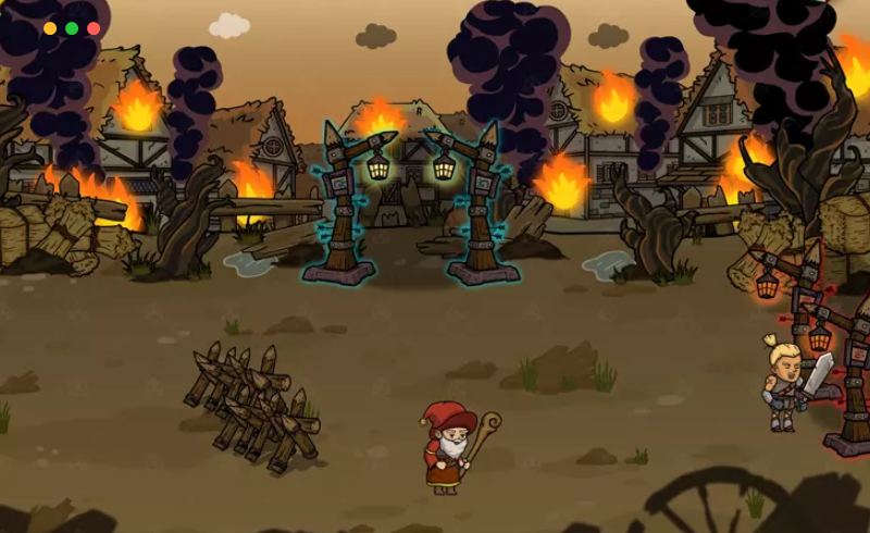 Unity – 环境2D游戏背景 [Fire] Fantasy 2D Background : Village