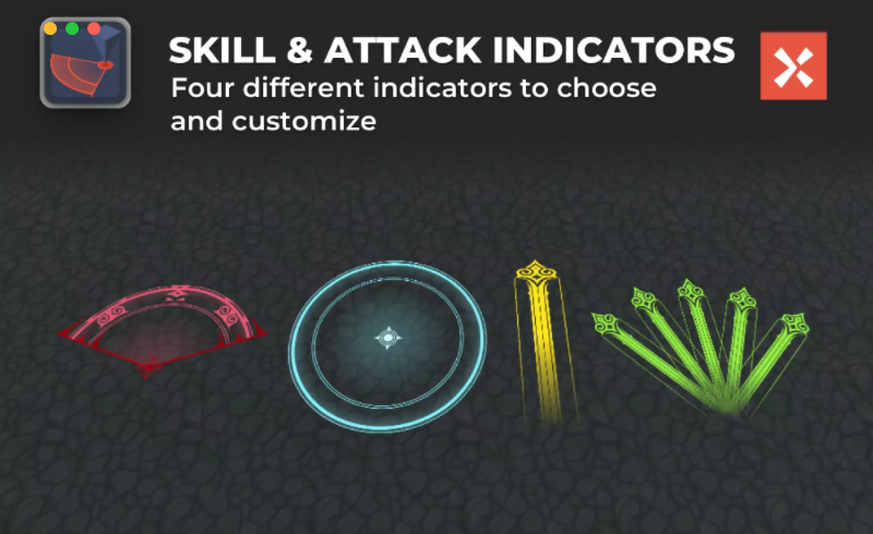 Unity – 技能和攻击指标图标 Skill & Attack Indicators