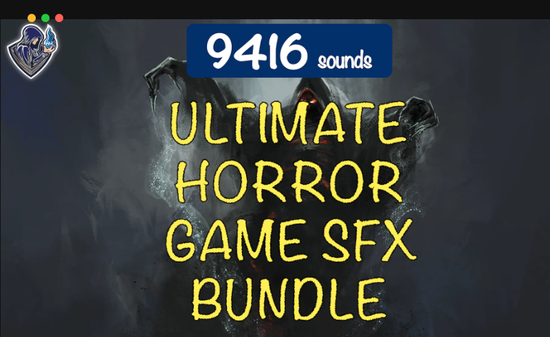【UE4/5】终极恐怖游戏音效包 Ultimate Horror Game SFX Bundle