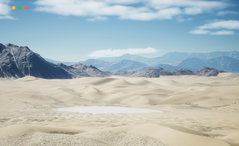 【UE4/5】沙漠沙丘景观 Sand Dunes Landscape