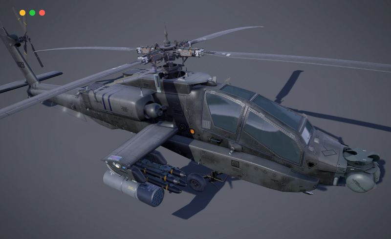 【UE4/5】战斗直升机 Attack Helicopter