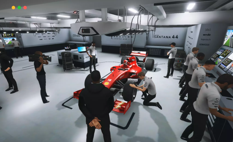 Unity -F1赛车场游戏开发模板 DSRC – Track01