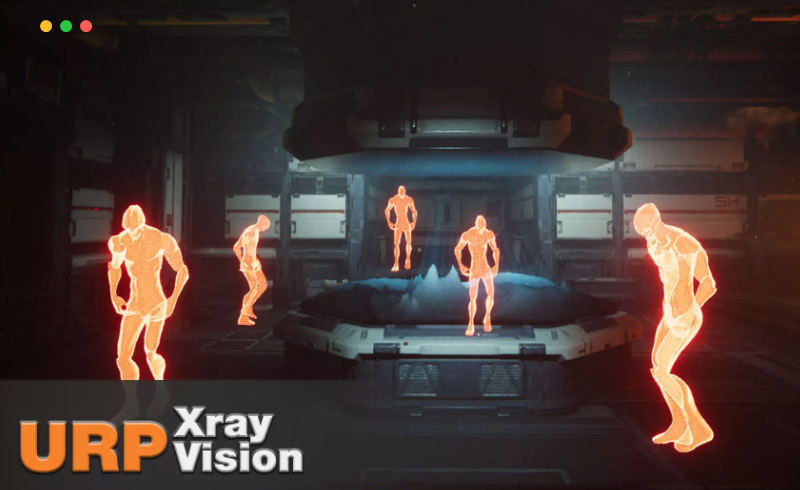 Unity插件 – 游戏特效视觉侦探 Xray Vision / Detective vision