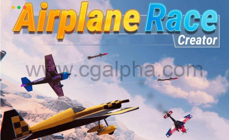 Unity插件 – 飞行竞技游戏开发模板 Airplane Race Creator