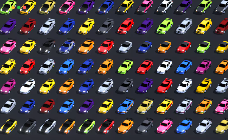 Unity – 风格化游戏汽车 STYLIZED Complete Drift Cars