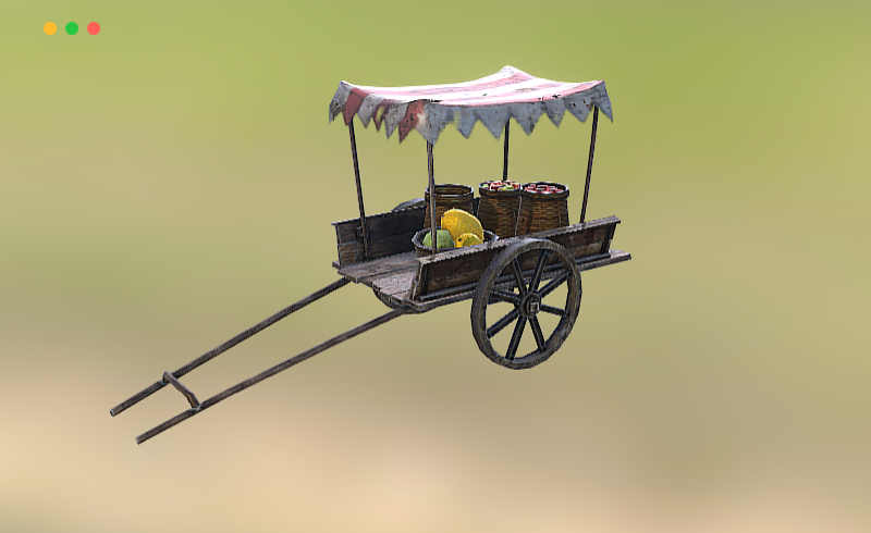 Unity – 中世纪手拉车 Medieval Cart