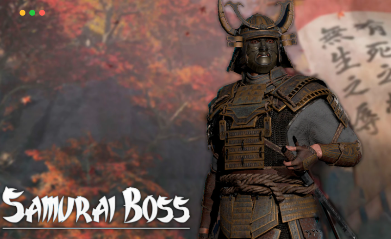 【U4/5】武士角色 Samurai Boss