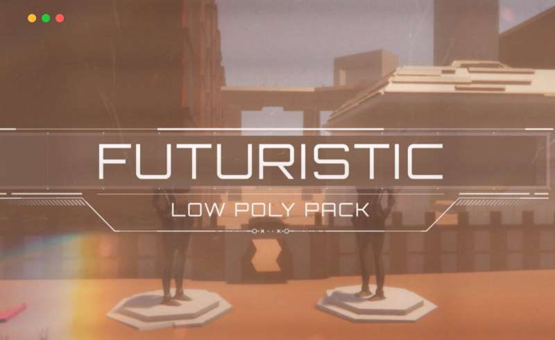 Unity – 未来科幻资产包 Futuristic Low Poly Pack