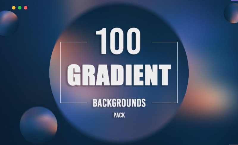 Unity – 100 个渐变背景 100 Gradient Backgrounds
