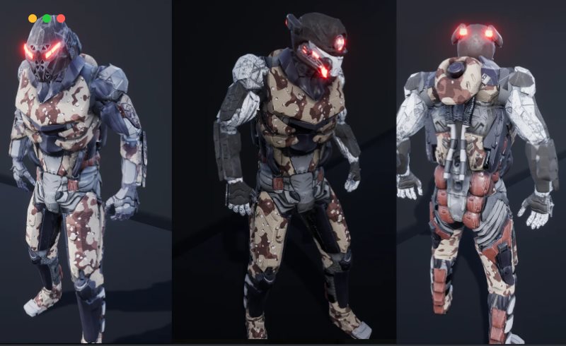 【UE4/5】机器人士兵 Cyborg Soldier V2