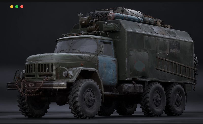 【U4/5】苏联卡车 Soviet truck Zil Pack