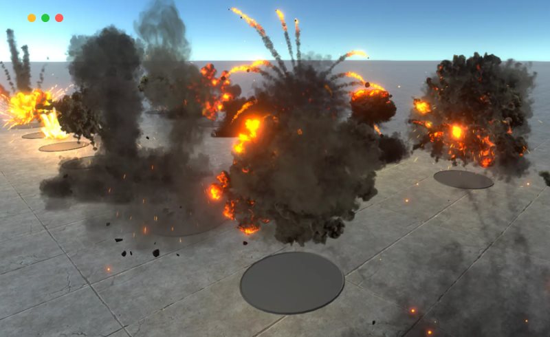 Unity – 真实的爆炸特效 HQ Realistic explosions