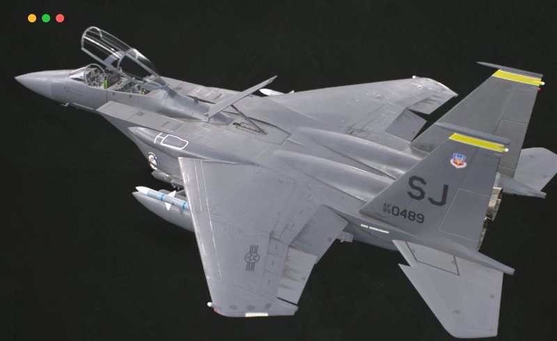 模型资产 – 战斗机3D模型 mcdonnell douglas f-15e strike eagle