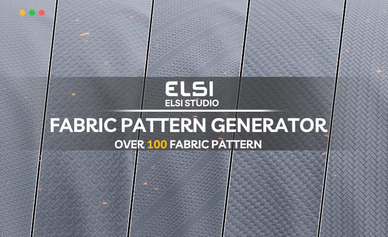 SP纹理 – 100 种SP细节纹理 Fabric Generator For Substance Painter