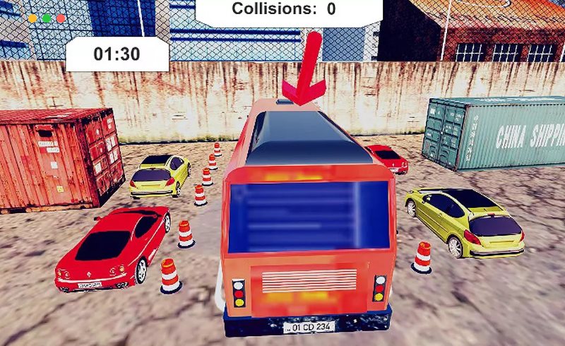 Unity – 公交车停车游戏开发模板 Bus Parking Kit 2