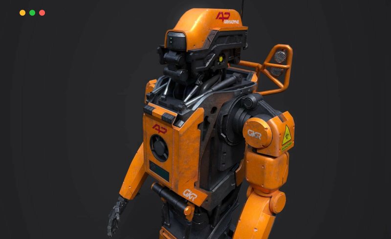 模型资产 – 工厂机器人 Factory Robot