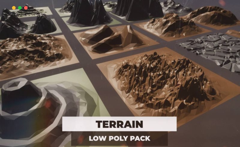 Unity – 风格化地形包 Low Poly Terrain Pack