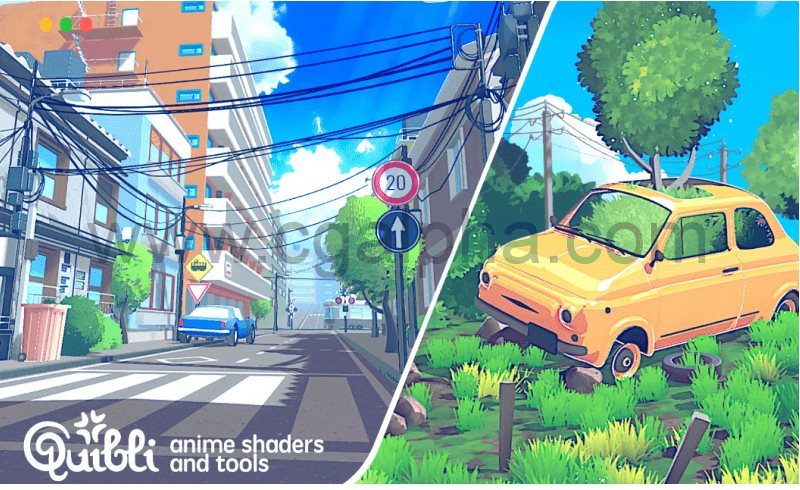 Unity插件 – 卡通动漫风格材质和工具 Quibli: Anime Shaders and Tools