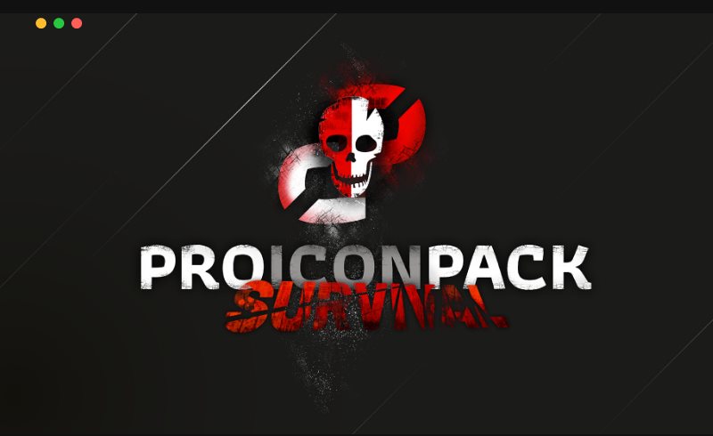 【UE4/5】生存游戏专业图标 Pro Icon Pack: Survival