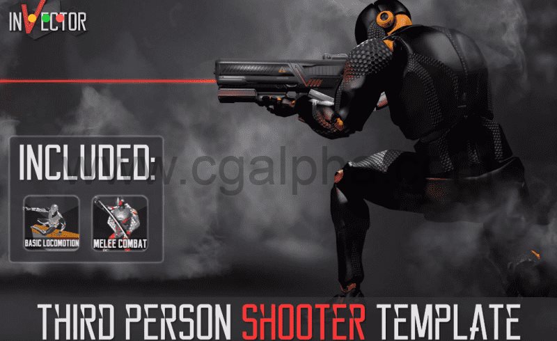 Uinty – 第三人称射击游戏模板 Invector Third Person Controller – Shooter Template