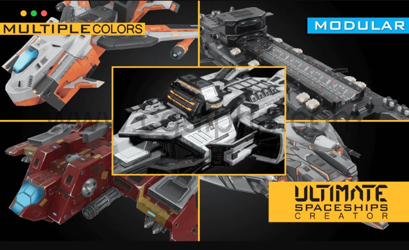 【UE4/5】终极宇宙飞船创造者 Ultimate Spaceships Creator