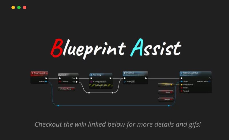 UE5插件 – 蓝图辅助插件 Blueprint Assist