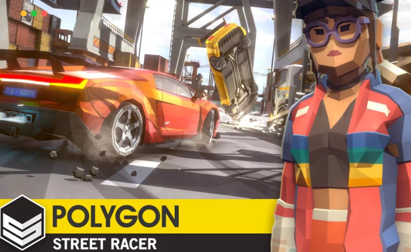 Unity资产 – 街头赛车 POLYGON – Street Racer – Low Poly 3D Art