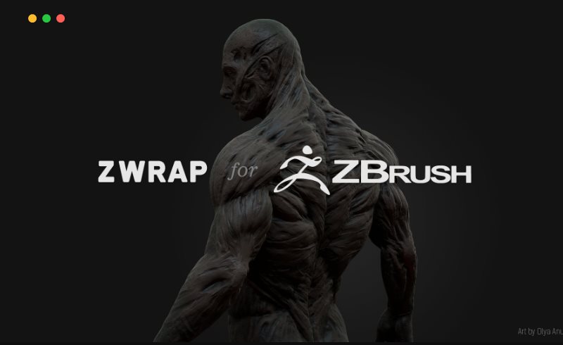 Zbrush插件 – 拓扑模型匹配插件 R3DS ZWrap