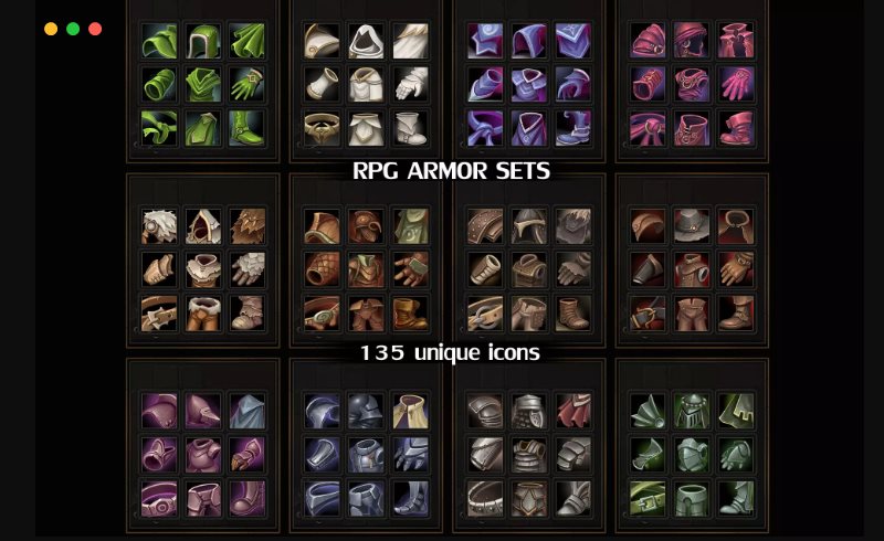 Unity – RPG装甲套装 RPG Armor Sets