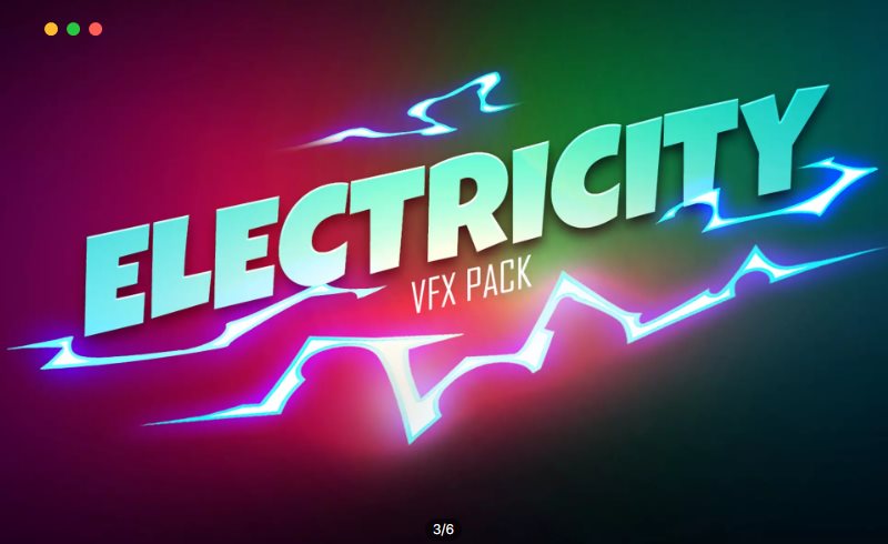 Unity – 闪电视觉特效包 Electricity VFX pack